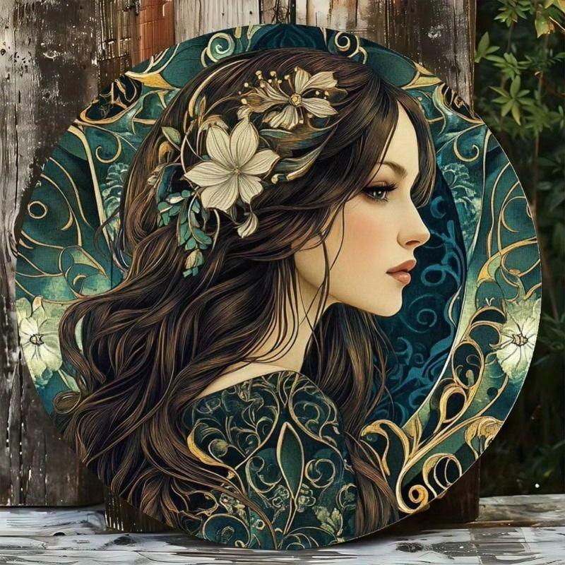Vintage Metal Tin Sign Wall Art Home Decor 20x20cm