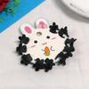 Children's Cute Rabbit Cartoon Hair Clips - Mini Colored Plastic Claws for Girls