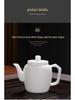 Icy Jade Porcelain Kung Fu Tea Set: Luxurious Mutton Fat White Gift for Office & Home