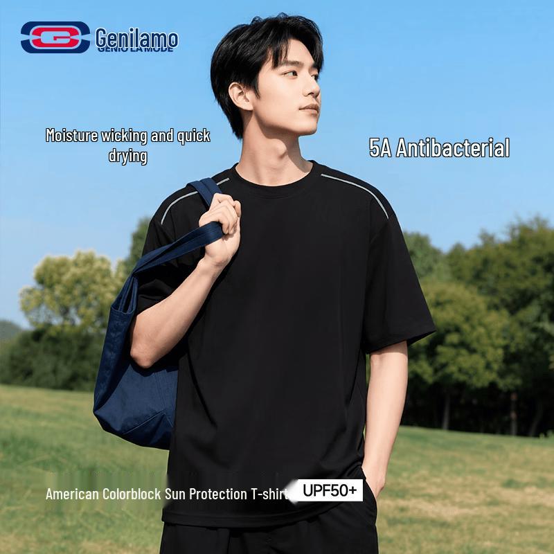 GENIOLAMODE Men s Quick Dry Casual Sport T-Shirt 2XL