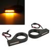 12V Motorcycle LED Turn Signal Light Waterproof Bright   Blinker Lamp for 41mm Fork Tubes