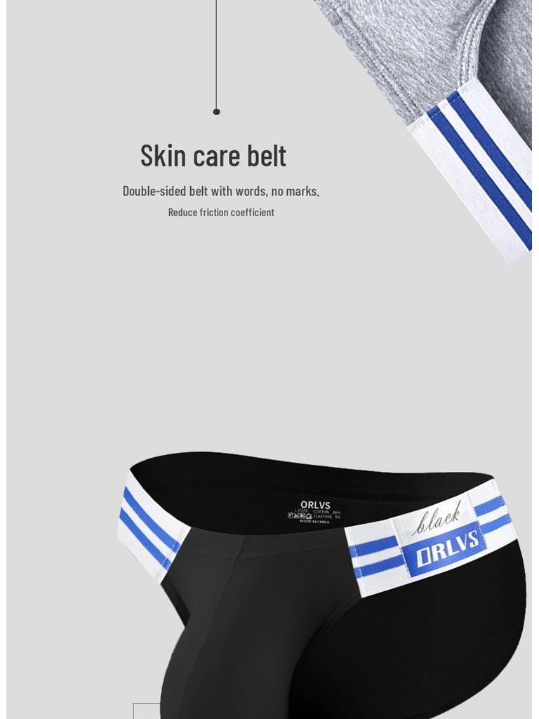 High-Cut Low-Rise Sport Briefs for Men's Fashion & Comfort