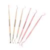3Pcs/Set Stainless Steel Double Ends Dentist Teeth Clean Hygiene Explorer Probe Hook Pick Dental Tools Products
