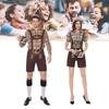 New German Oktoberfest Costume For Men And Women Adult Lederhosen Beer Festival Outfit