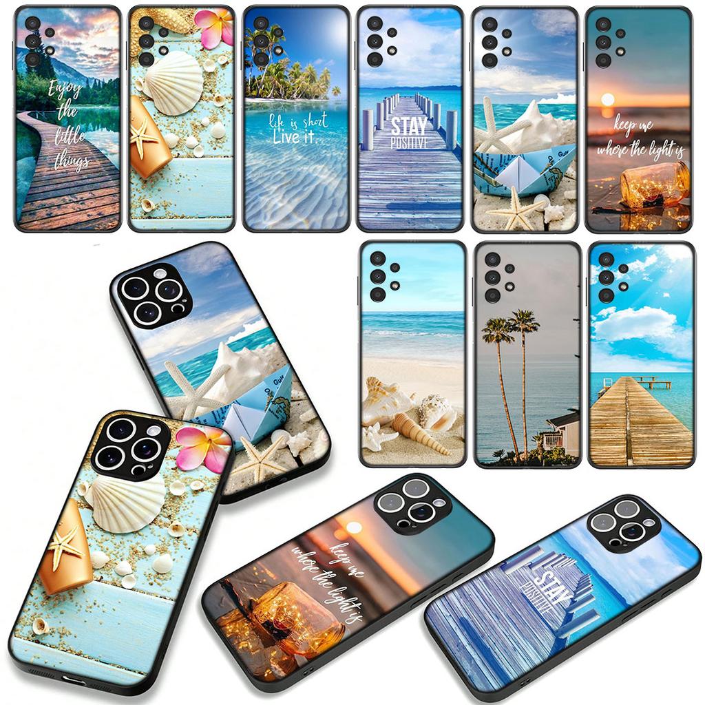 Mountain Sea Beach Travel Phone Cover Case for Xiaomi Redmi Note 14 12 13 ProPlus A3 Pro Plus 12C 13C 14C 5G 4G Casing