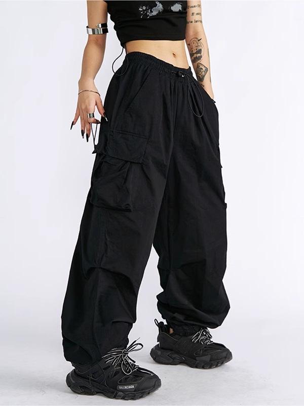 Trendy High Waist Loose Cargo Joggers for Women