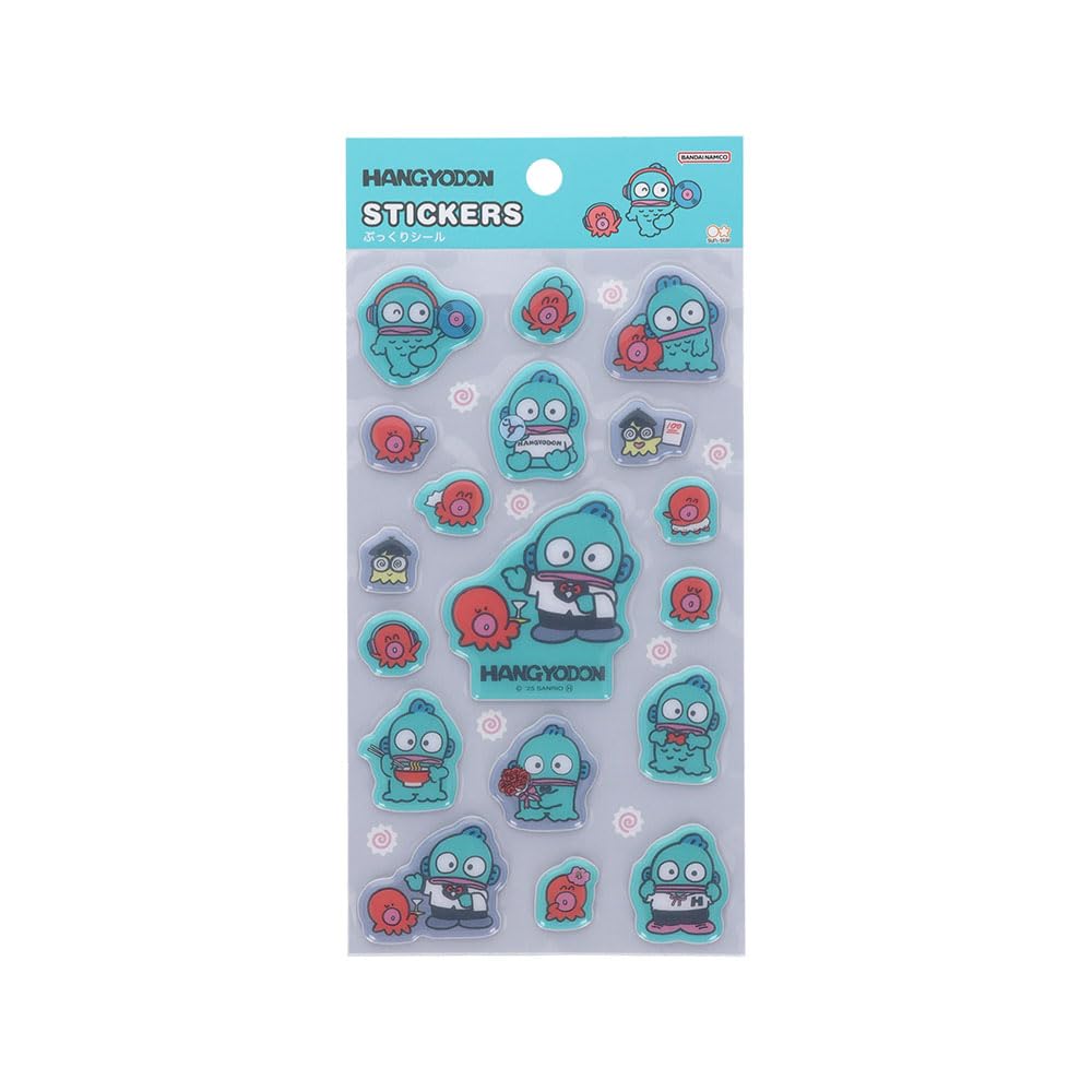 

Stationery Hangyodon Sanrio Characters Goods Sticker Puffy S8814422 Sun-Star