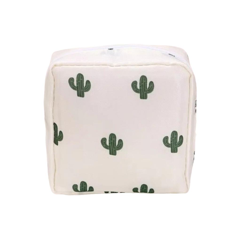 Waterproof Sanitary Pad Storage Bag Cartoon Pattern Sanitary Napkin Bag  Women Girls