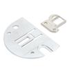 Steel Sewing Needle Plate Aperture 8mm Sturdy Needle Plate Feed Dog Kit Industrial Sewing Machine Plate for 317398+153286  