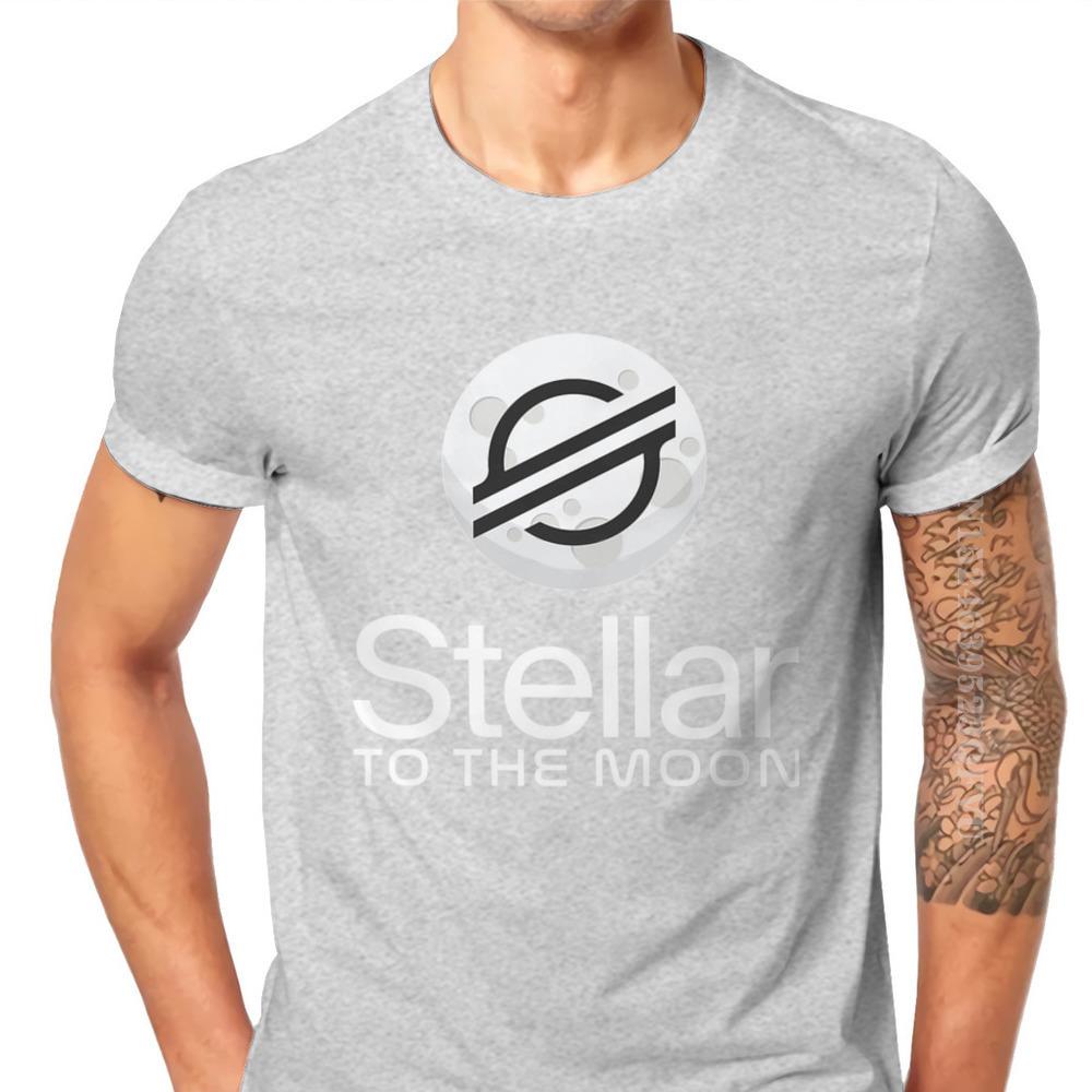 Classic Hip Hop Tshirts Stellar Crypto XLM Coin Cryptocurrency Tops Comfortable Unisex T Shirts Unisex Tshirt Clothing Gift Clothes