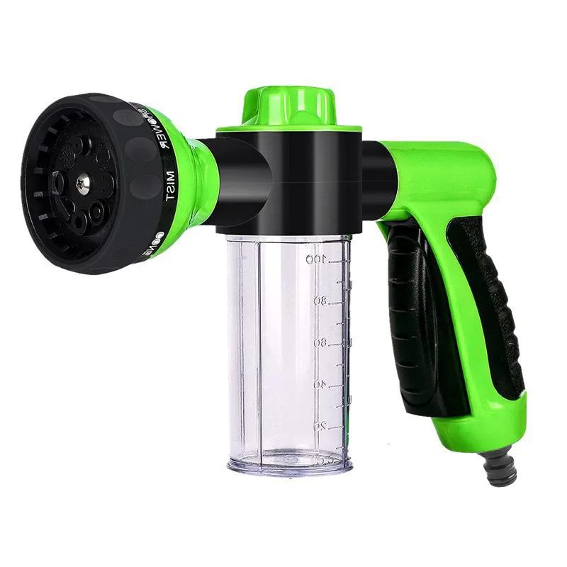 Portable Auto Foam Lance Water Gun High Pressure 3 Grade Nozzle Jet Car Washer Sprayer Cleaning Tool Automobile Garden Wash Tool