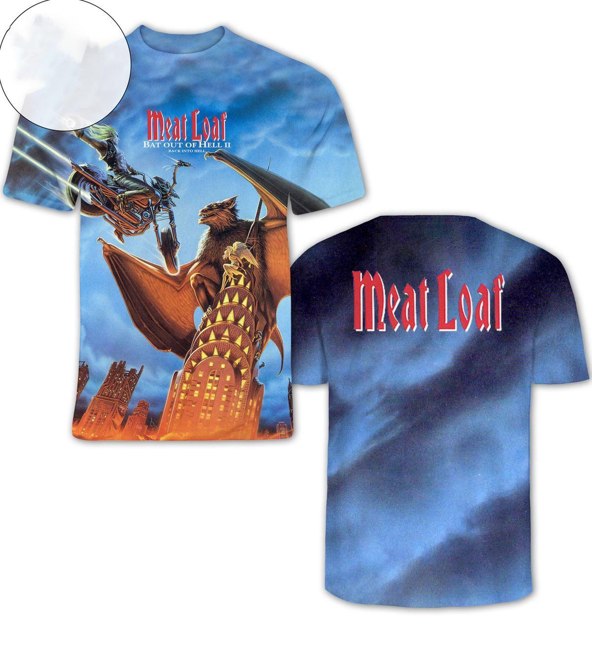 Meat Loaf Bat Out Of Hell II Album Cover Shirt NI403 XXL