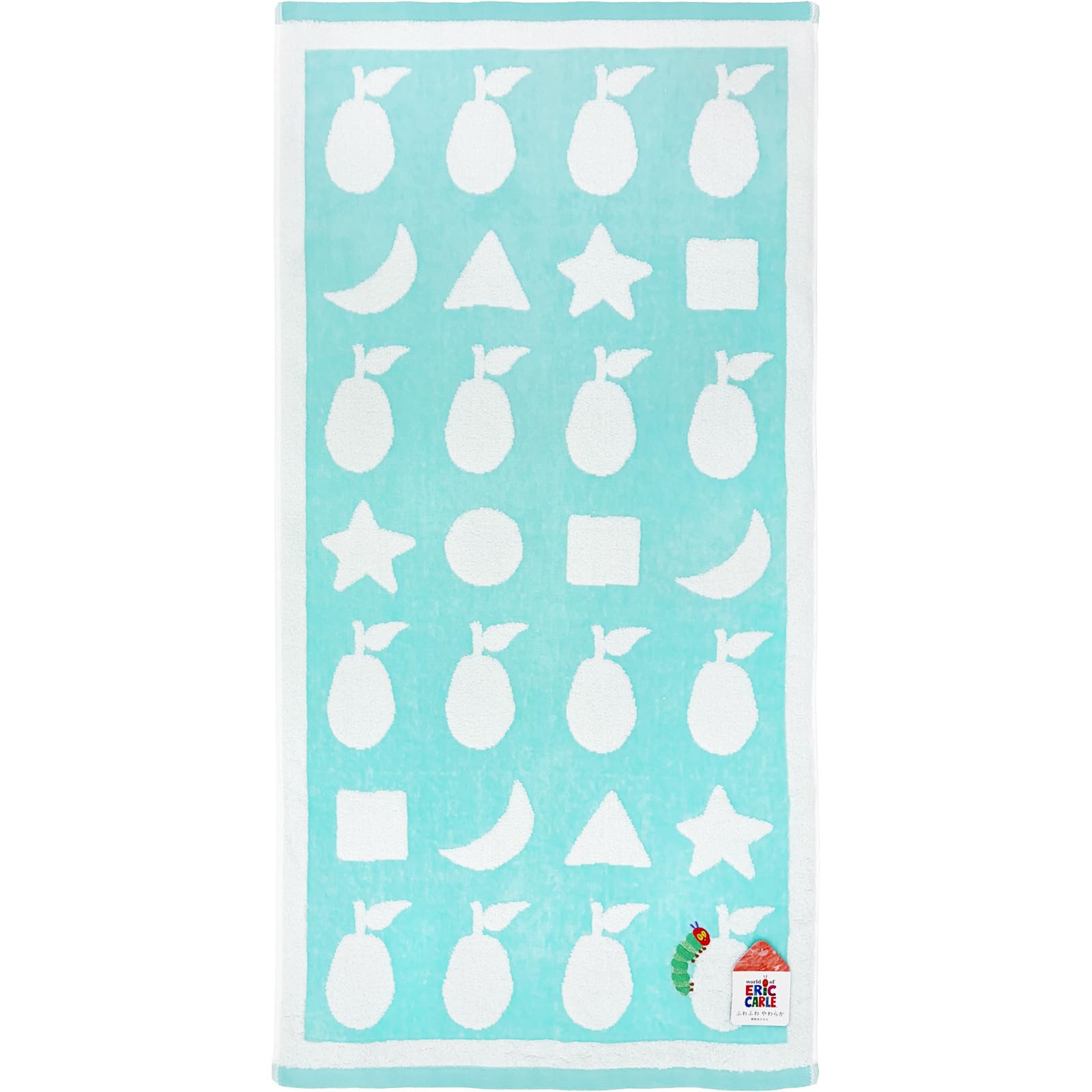 Hayashi Compact Bath 50 x 100 The Very Hungry Caterpillar CP433201 Towel, Approx. cm, Shape, Blue,