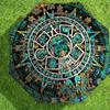 Mayan Calendar Inspired Umbrella: A Unique Blend of Ancient Art and Modern Functionality - Perfect for Outdoor Adventures, Travel Essentials 167