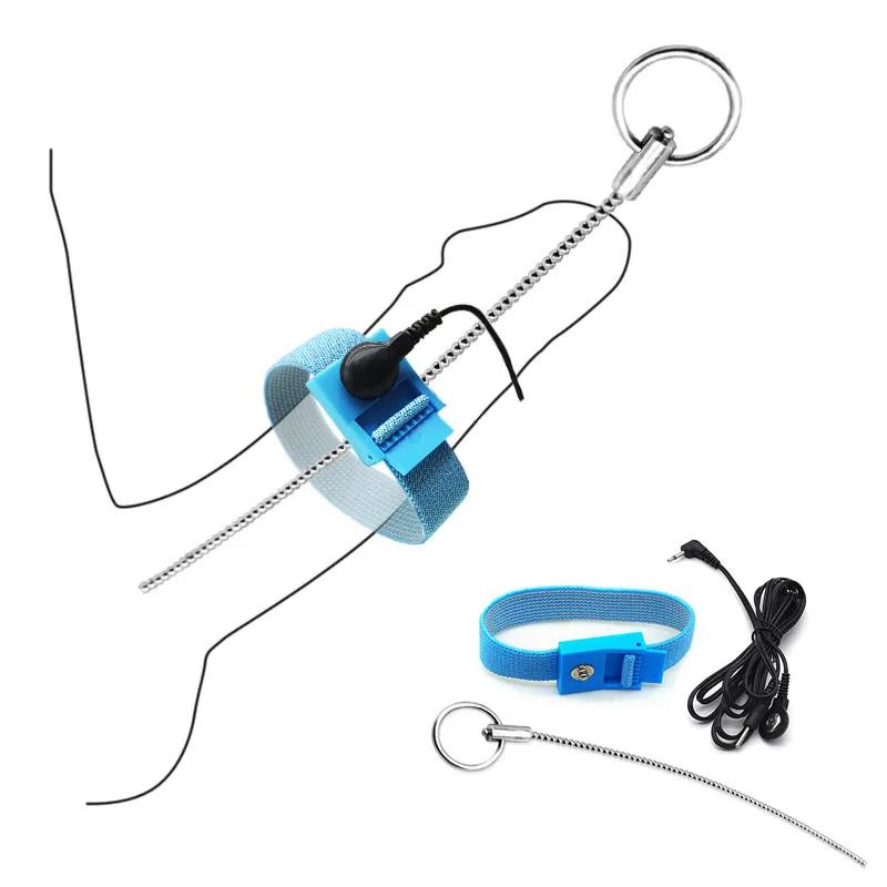 Elektroschock Penis Plug Ring Pferdeaugenstab E-Stim Urethralsonde Katheter Dilator Hahnverlängerer Medizinische Sexspielzeuge für Erwachsene für Männer