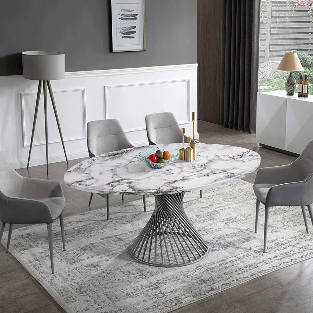 Pvc Thickened Water-Repellent And Oil-Proof Marble Wall Cover Self-Adhesive Sticker Bathroom Cabinet Cooktop Desktop Decorative Film