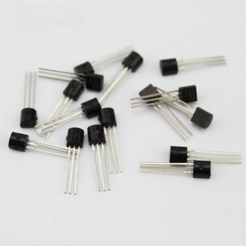 50/100 Stück Direkt gesteckte Transistor-Set 2N2222 To92 Npn 30V 800mA Transistoren Elektronik-Kit DIY Zubehör