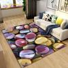 3D Color Cobblestone Stone Area Rug,Carpet Rug for Living Room BedRoom Decoration,Kitchen Doormat Bathroom Anti-slip Floor Mat
