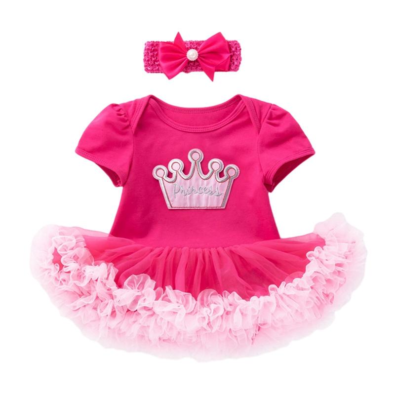 

Комбинезон с короткими рукавами для младенцев, детская одежда на день рождения, праздничное платье 73