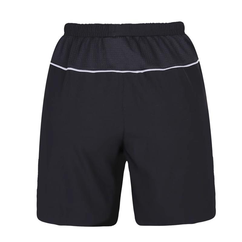Li Ning Badminton Series Quick-Dry Breathable Straight-Leg Running Solid Color Casual Shorts Men shorts Black AAPJ121-1