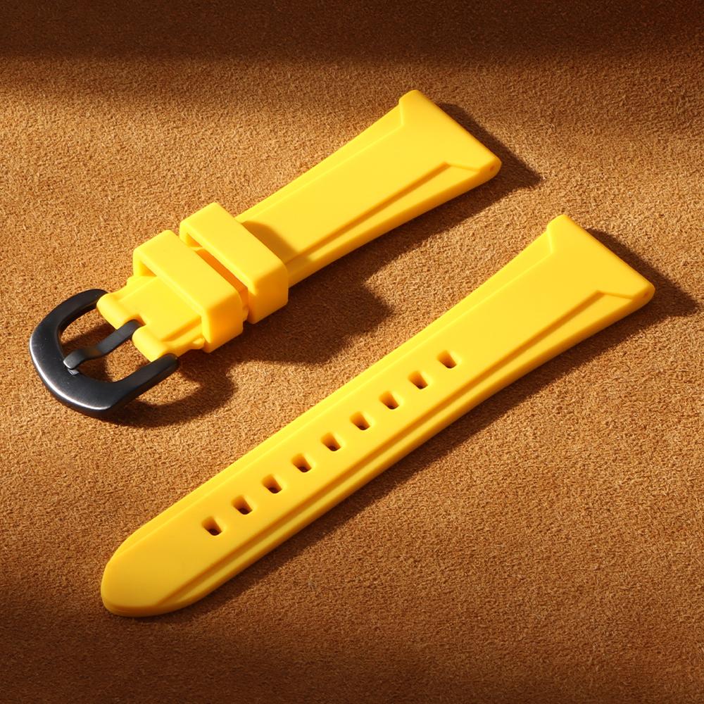 Premium Silicone Watch Band 22mm 24mm 26mm Sport Rubber Driving Watch Strap Waterproof Replacement Watchband for Seiko for Men
