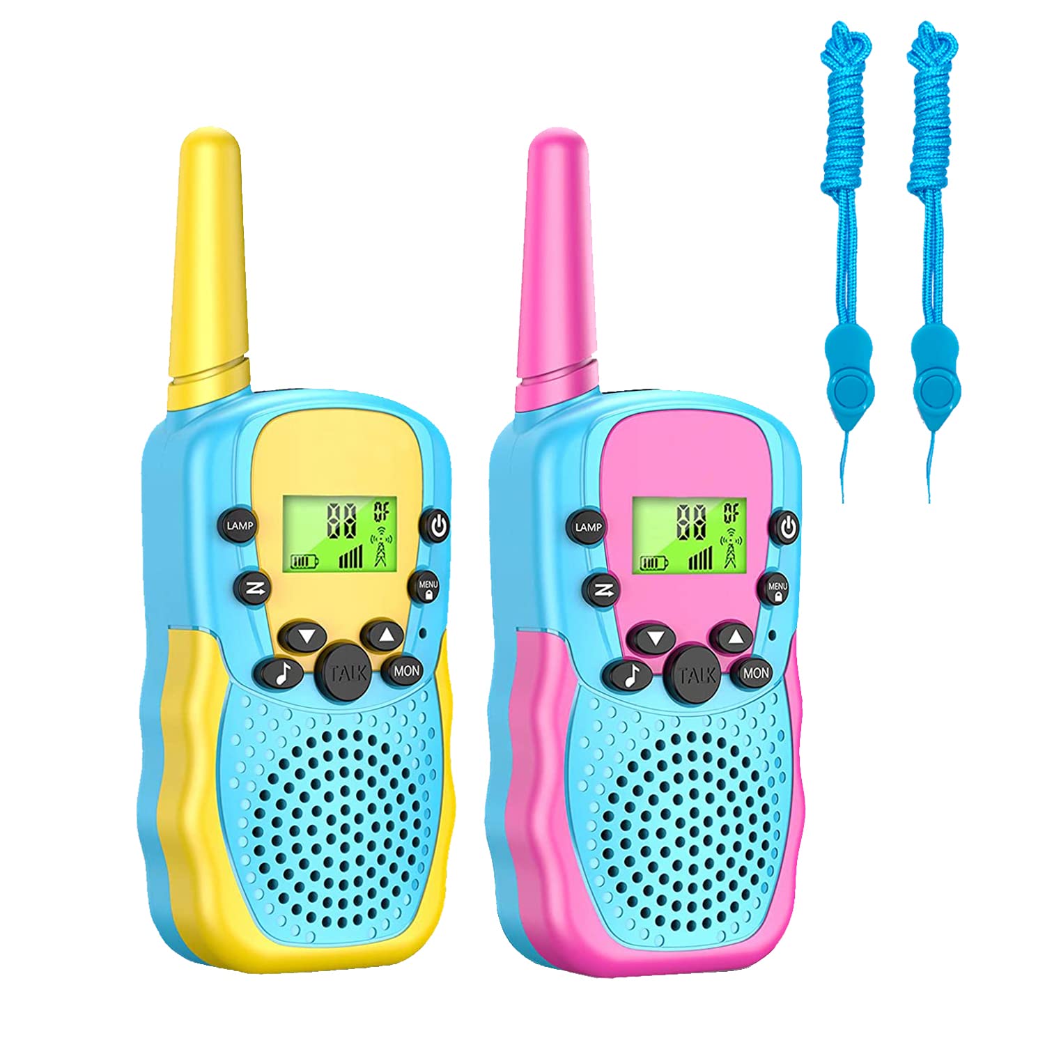 

TRH Transceiver 2-Unit Set for Children, TRH388 Low-Power Radio, Energy-Saving, Hands-Free (VOX) Function, Easy Operation, Suitable for Adults and Chi
