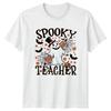 Spooky Teacher Halloween Holidays Unisexs Unisexs Graphic Tee Unisex Top