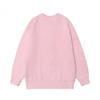 Cozy Oversized Fleece-Lined Knit Sweater With Animal Embroidery Streetwear Teens