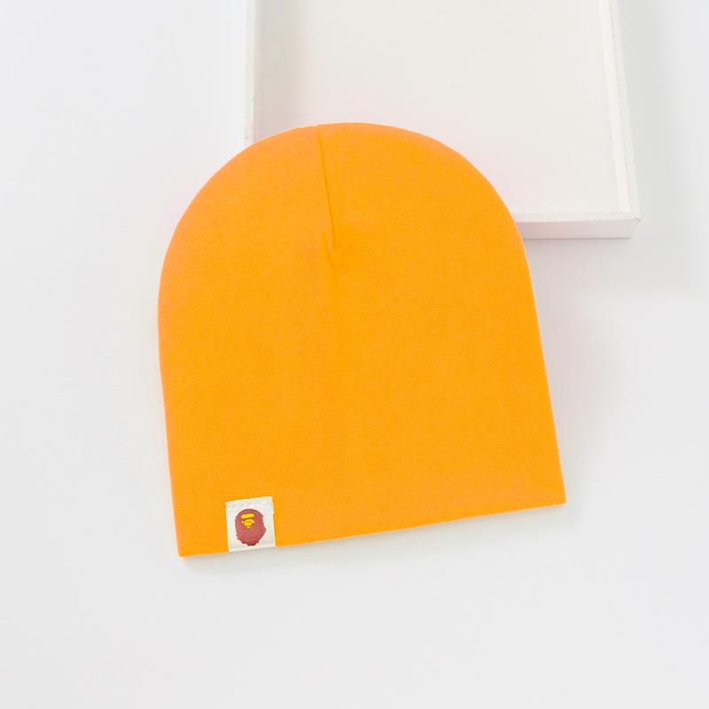

Детская шапка в стиле хип-хоп для уличных танцев, хлопковая весенне-осенняя шапка для малышей, шарф, кепка для мальчиков и девочек, однотонная детская шапка жёлтый