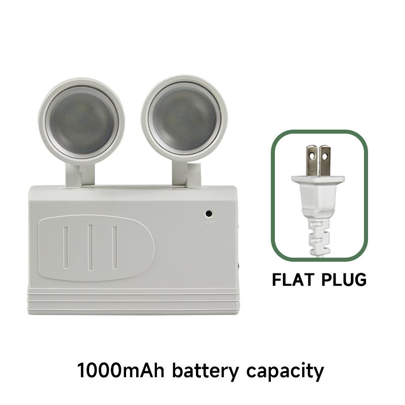 Rotatable Double Head Smart Emergency Light Portable LED Camping Lantern Rechargeable Outdoor Repair Lamps for Power Outage