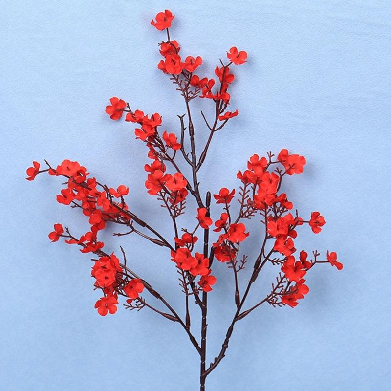 Realistic 50CM Silk and Plastic Gypsophila Flower for Home Decoration and Banquets Artificial Bright Color Blooms