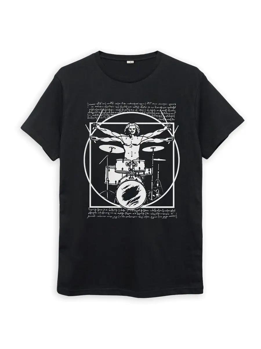 T-shirt with print Black Flag S