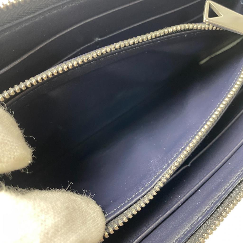 Used BOTTEGAVENETAPurse black/white leather mens