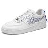 Herbst neue kleine weiße Schuhe lässige vielseitige Board-Schuhe atmungsaktive Herrenschuhe Studenten Low-Top Sportschuhe