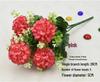 Single Stem Silk Lily Artificial Flower Bouquet for Living Room or Dining Table Decor
