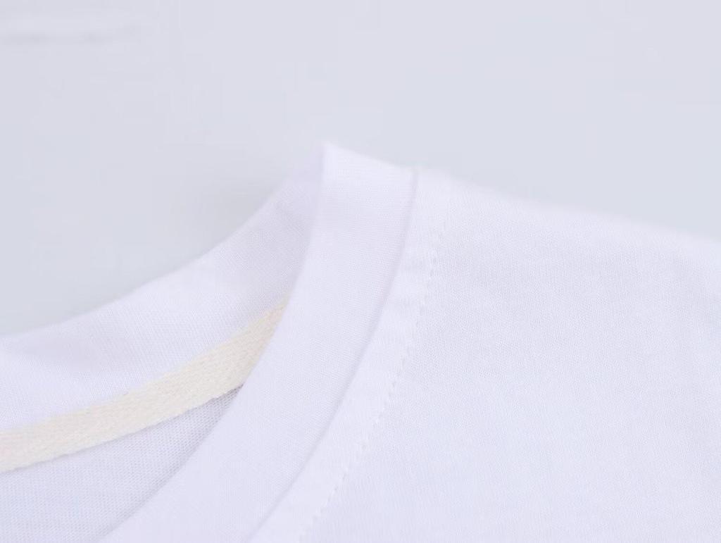 2025 Spring Women's European & American Style Versatile Printed Loose T-Shirt