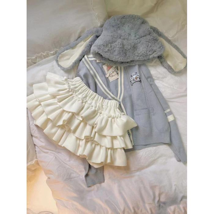 Velvet Tulip Mini Skirt - Warm, Thickened & Anti-Exposure for Autumn/Winter