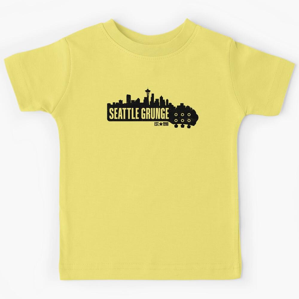 Seattle Grunge Music Kids T-Shirt 120