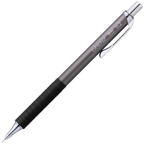 Pentel Orenz N Mechanical Metal of Pencil, Grip, 0.2mm, Gunmetal, XPP1002G2-RN [Set 3]