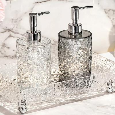 Hands Foaming Soap Dispenser Press-type Bathroom Liquid Soap Bottle Refillable Dish Soap Container Light Luxury Hand Washer