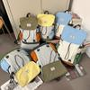 Large Capacity Contrasting Color Lightweight Backpack New Versatile Commuter Travel Backpack Student Bag