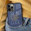 Funny Seal of Approval Soft Phone Case for iPhone 17 Air 16e Pro Max 15 Pro 13 14 Plus 11 12 MagSafe Magnetic Coque