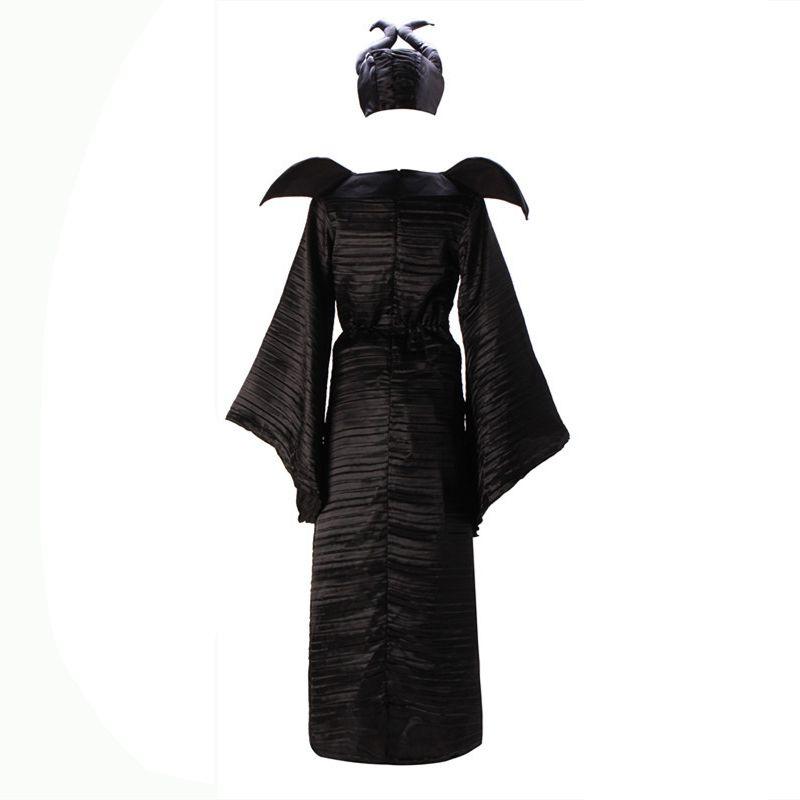 Luxurious Halloween Maleficent Evil Queen Cosplay Costume For Party Dress-up
