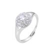 Lindon Klassischer Zirkon-Ring aus 925er-Sterlingsilber, Damenschmuck, Hochzeitsversprechen, Party-Geschenk