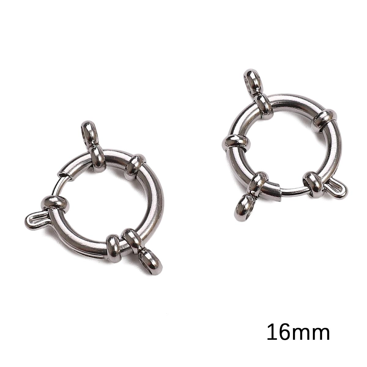 

Застежки Крючки Булавка Кольцо-лобстер для браслета Ожерелье Соединители DIY Изготовление ювелирных изделий Фурнитура Принадлежности B-16mm 1pc