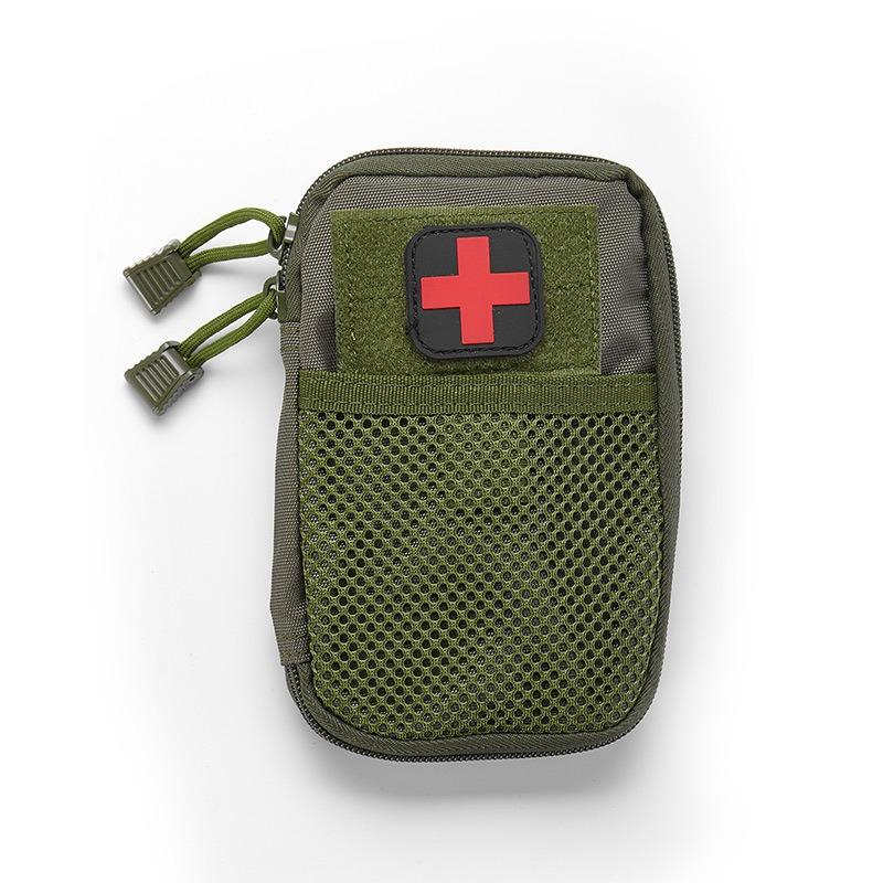 Camping Safari Outdoor EDC Portable Pocket Wallet Molle First Aid Kit Medical Storage Bag Bug Out Bag Emergency Survival Medical