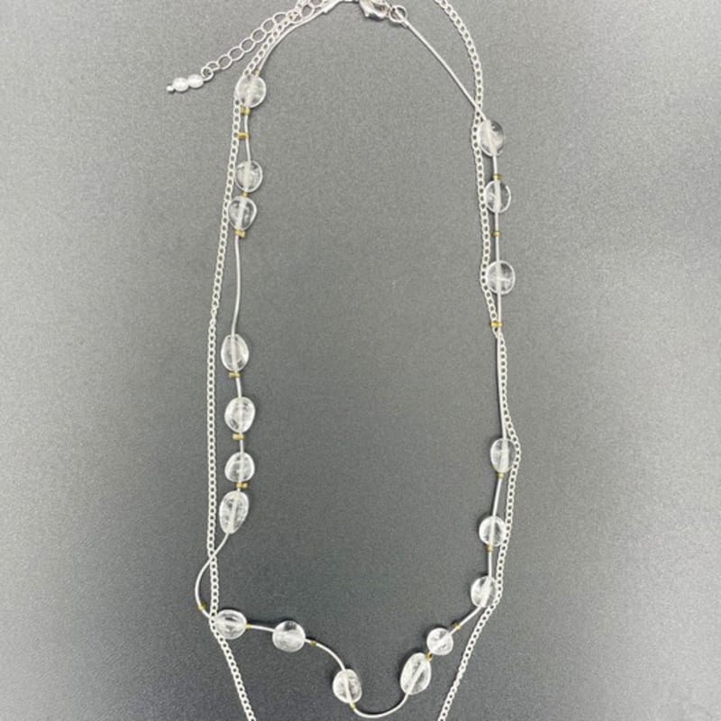 

Bramble 23SS Necklace for you and me Silver