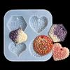 Circle Heart Pentagon Listing Silicone Pendant Molds for Home Decor Jewelry Tool