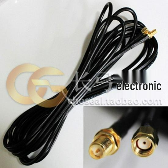 RP-SMA Male Reverse To SMA Male/Female Connector RG58 Antenna Extension Cable for Router