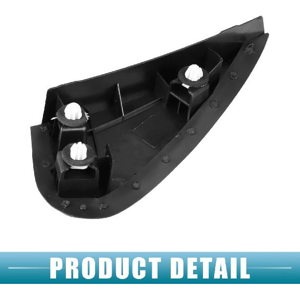 Front Left Door Mirror Corner Mudguard Triangle Cover No.6011802170 for Toyota Corolla 2014-2016 Plastic Black